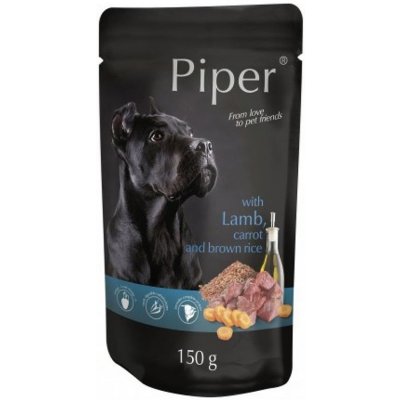 Piper Adult s jehněčím mrkví a hnědou rýží 150 g – Hledejceny.cz
