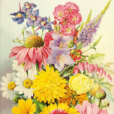 Skona Ting Papírový ubrousek Summer Bouquets – Hledejceny.cz