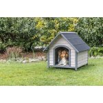 Natura bouda pro psa se sedlovou střechou M-L 83 x 87 x 101 cm šedá – Zboží Dáma