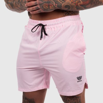 Iron Aesthetics Sportovní šortky Flashlight růžové – Zboží Mobilmania