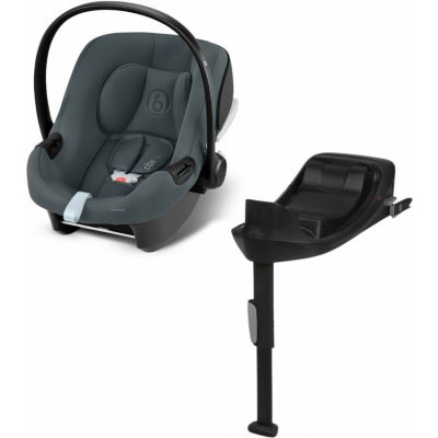 CYBEX ATON B2 I-SIZE+BASE ONE 2022 Steel Grey/dark grey – Zboží Dáma