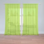 Sablio Záclony Limetková: 2ks 150x250cm – Hledejceny.cz