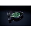 Anální kolík Chakra Original Anální kolík svítící vzrušení barva bílo zelené pevné sklo 4 x 8 cm