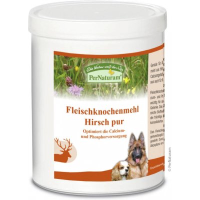 PerNaturam Hirsch pur jelení masokostní moučka pro psy 500 g – Hledejceny.cz