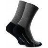 Pánské sportovní ponožky 057 melanžově šedá