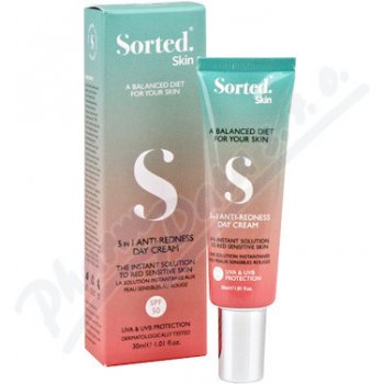 Sorted Skin Denní tónovací krém proti zarudnutí 5v1 30 ml