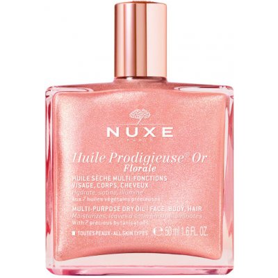 Nuxe Huile Prodigieuse® OR Floral Multifunkční třpytivý suchý olej s vůní květin multifunkční třpytivý suchý olej s vůní květin 50 ml – Sleviste.cz