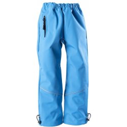 Adellino softshellové kalhoty podšité fleecem středně modré