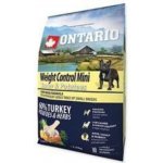 Ontario Mini Weight Control Turkey & Potatoes 2,25 kg – Hledejceny.cz