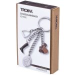 Troika přívěsek na klíče Horse kůň 4 přívěsky 120579 – Zboží Dáma