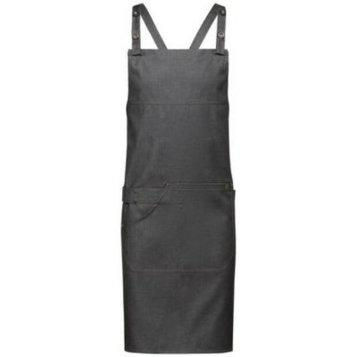 Greiff Zástěra s laclem denim anthrazit 77 x 85 cm – Hledejceny.cz