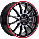 Ronal R54 7x16 4x108 ET25 jetblack red rim – Zboží Mobilmania