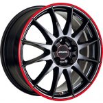 Ronal R54 7x17 5x112 ET45 jetblack red rim – Zboží Mobilmania