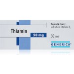 Generica Thiamin tablety pro normální činnost nervové soustavy 30 tablet – Hledejceny.cz