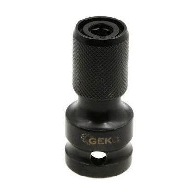 Adaptér z 1/2" čtyřhran na 1/4" HEX pro rázové utahováky GEKO – Sleviste.cz