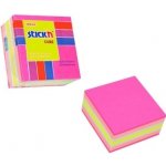 Hopax Stick'n Neon Cube Notes 51 × 51 mm, růžový – Zboží Živě