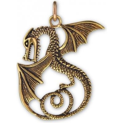 imago Bronzový amulet drak II FC21301X – Zboží Mobilmania