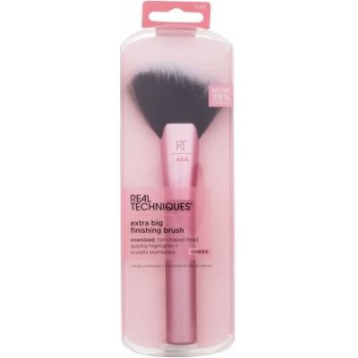 Real Techniques Cheek Extra Big Finishing Brush kosmetický štětec na pudrový rozjasňovač nebo bronzer – Sleviste.cz
