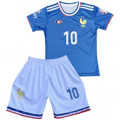 Numberoplus dětský fotbalový dres Komplet Francie Kylian Mbappé – Zboží Dáma