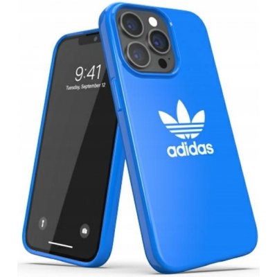 Pouzdro AppleMix ADIDAS Snap Case Apple iPhone 13 Pro - gumové - lesklé modré – Zboží Mobilmania