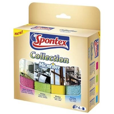 Spontex Collection set utěrky z mikrovlákna 4 ks – Zbozi.Blesk.cz