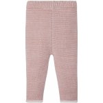 Lupilu Dívčí pletené kalhoty BIO světle růžová