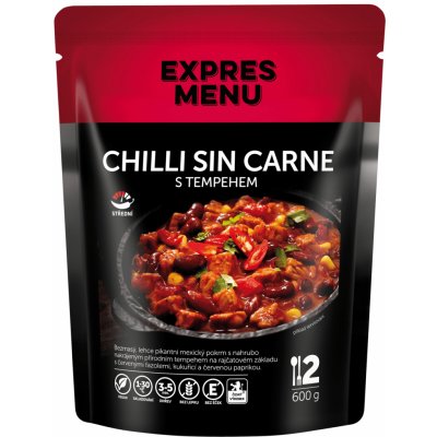 Expres Menu Chilli sin carne s tempehem 600 g – Zbozi.Blesk.cz