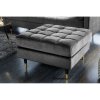 Taburet Massive home | Taburet Cozy Velvet 80cm šedý samet 43132