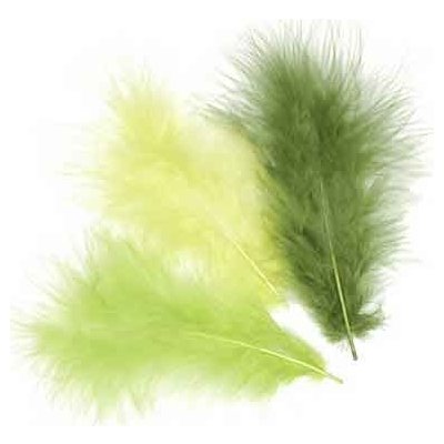 Knorr Peříčka (15ks) světle zelený mix 4g Marabu – Hledejceny.cz