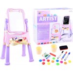 Oboustranná tabule 2v1 magnetická křídová Růžová – Zbozi.Blesk.cz