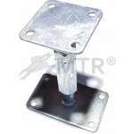 MTR Patka pilíře stavitelná obdélníková M24x140mmx4mm galv. Zn – Sleviste.cz