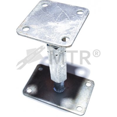 MTR Patka pilíře stavitelná obdélníková M24x140mmx4mm galv. Zn – Sleviste.cz