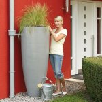 Elkoplast Nádrž na dešťovou vodu Aare 300 l, stříbrná 255-73085 – Sleviste.cz