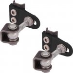 LOCINOX GBMU4D16 B 110 9005 - regulovatelné panty k navaření na ocelový sloupek, pro brány a branky, závit M16, černé – Sleviste.cz