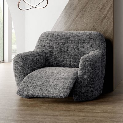 GA.I.CO bielastický potah na relaxační křeslo Vittoria šedý 70 - 90 cm – Hledejceny.cz