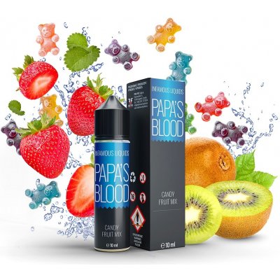 Infamous Originals Shake & Vape Papa Smurf's Blood 10 ml – Zbozi.Blesk.cz