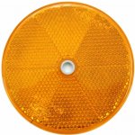 Odrazka pr. 80 oranžová s dírou | D4021005; 55000300; 550007 | AGROAD – Hledejceny.cz