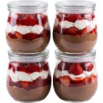 Orion 4 sklenice na jogurt a dezert s víčkem YOGO 4ks x 300ml – Zboží Dáma