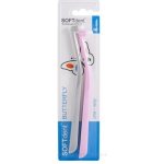 Soft Dent Butterfly jednosvazkový zubní kartáček 6 mm 2 ks – Zbozi.Blesk.cz