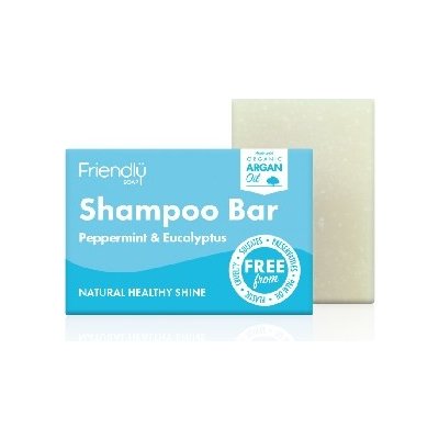 Friendly Soap přírodní mýdlo na vlasy máta a eukalyptus 95 g – Zbozi.Blesk.cz