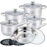 Herzberg Sada nádobí z nerezové oceli HG 1242 12 ks – Hledejceny.cz