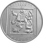 Česká mincovna 25. výročí 17. listopadu 1989 200 Kč 2014 stříbrná mince Proof 13 g – Zboží Dáma