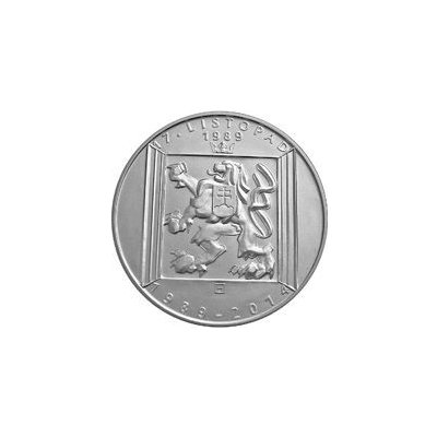 Česká mincovna 25. výročí 17. listopadu 1989 200 Kč 2014 stříbrná mince Proof 13 g – Zboží Dáma
