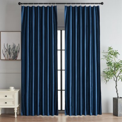 4Home Zatemňovací závěs s kroužky Cairo tmavě modrá, 150 x 250 cm – Sleviste.cz