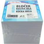 Bloček kostka nelepená bílá 90 x 90 x 80 mm – Hledejceny.cz