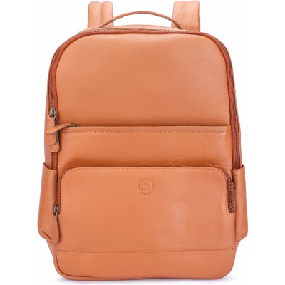 Jaipurleathers městský kožený Oliver karamel 22 l – Zboží Dáma