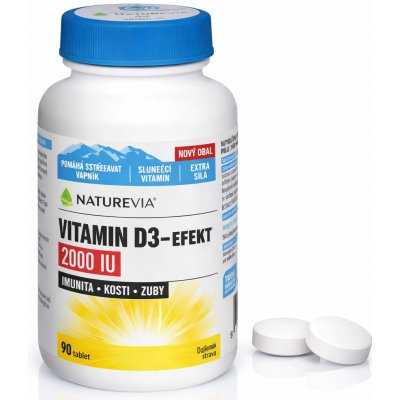 Swiss Vitamín D3-Efekt 1000I.U. 90 tablet – Hledejceny.cz