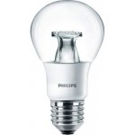 Philips LED žárovka A60 CL E27 6W 40W teplá bílá 2700K stmívatelná – Sleviste.cz