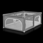 LIONELO Skládací ohrádka Willow 127 x 187 x 68 cm Grey Contrete – Zboží Dáma