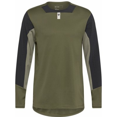 Fox Defend Ls Jersey 2025 Olive Green – Zboží Mobilmania